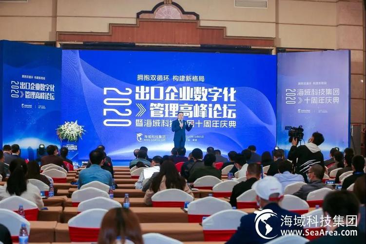海域科技集团数字营销专家朱晶在2020年出口企业数字化管理高峰论坛